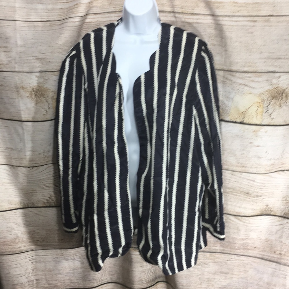 CB Collection 20 WP navy cream stripe jacket